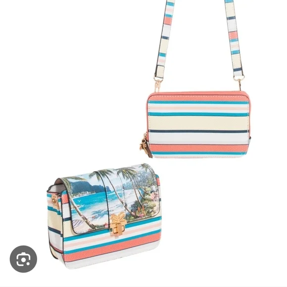 PARFOIS COCONUT CROSS BAG WOMEN'S DESERTCART GIBRALTOR NWOT. - Picture 3 of 16